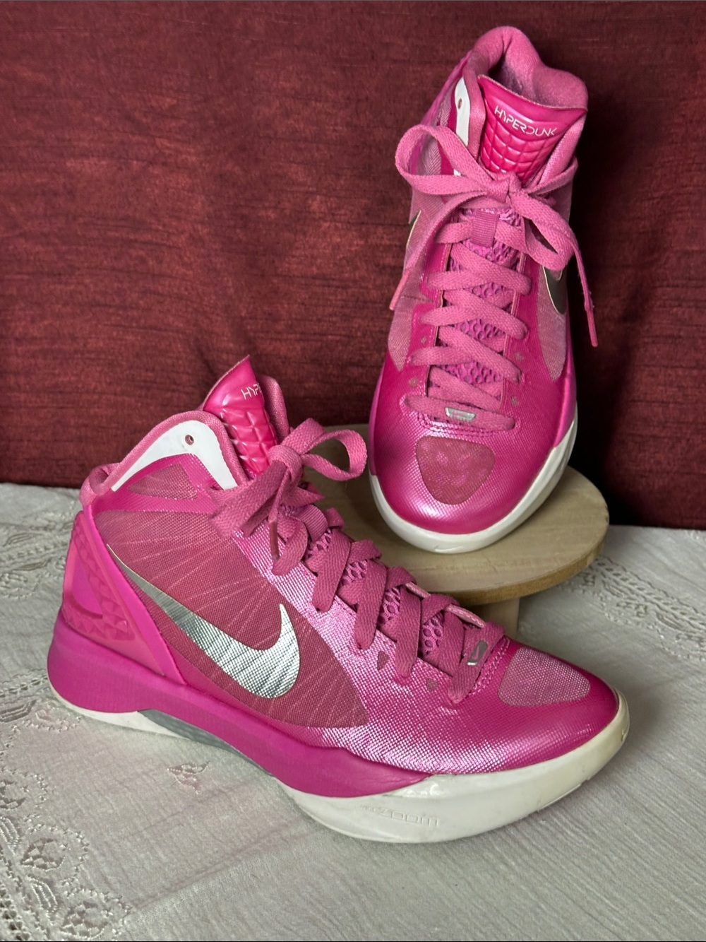 Nike Zoom Hyperdunk 2011 Pinkfire Women’s 6 💗 Basketball High Tops